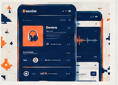 Music streaming UI